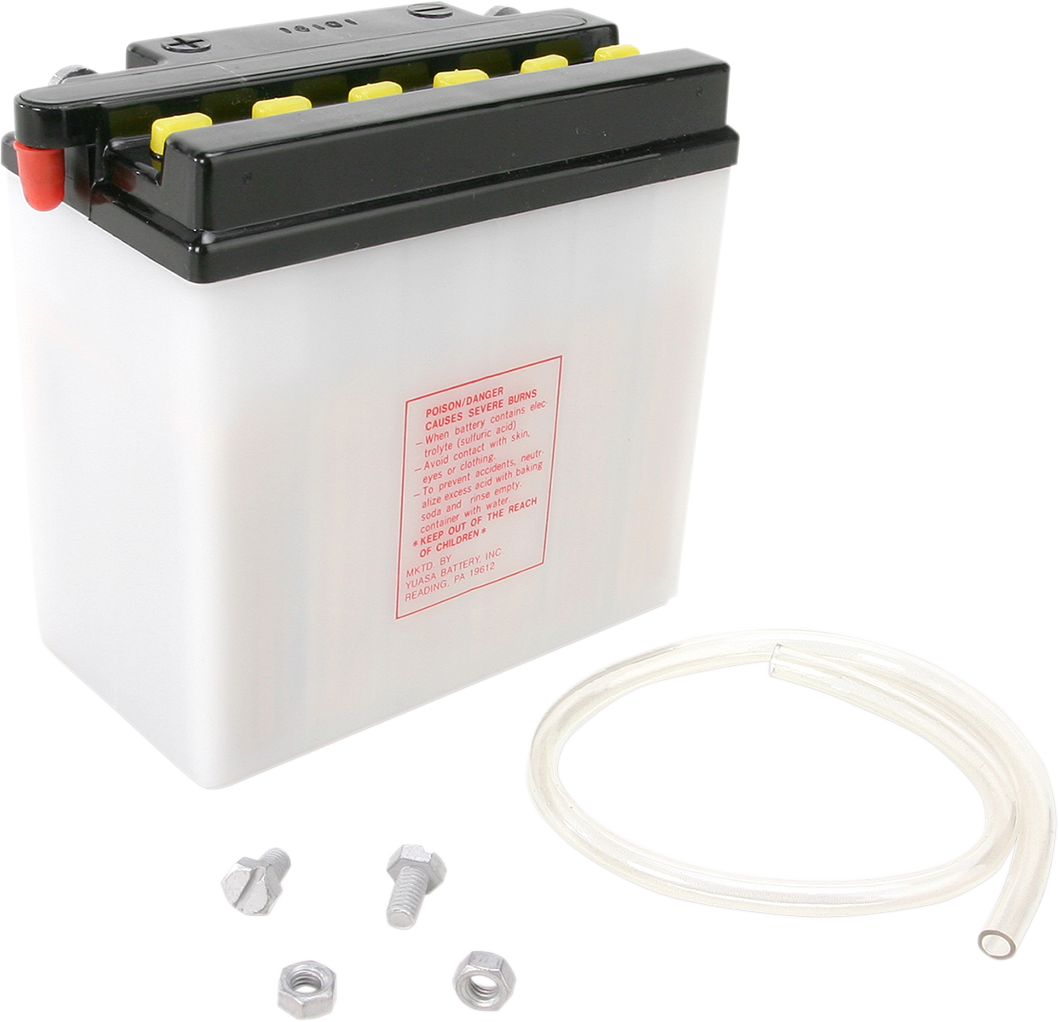 YUASA Y12N7-3B Yumicron CX Lead/Calcium Battery for Enhanced Cranking Power