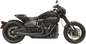 BASSANI XHAUST 2-into-1 Road Rage Exhaust System - Black 1S94RB
