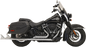 BASSANI XHAUST Fishtail Exhaust with Baffle - 33" 1S96E-33
