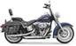 BASSANI XHAUST 3" Firepower Series Slip-On Mufflers - Chrome - Slash-Down - Softail '07-'17 12117B