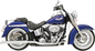 BASSANI XHAUST Slip-On Mufflers - Slant-Cut with Standard 2" Baffles - Chrome 31117C