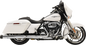 BASSANI XHAUST DNT Straight Can Mufflers for FL - Chrome/Black 1F72DNT5