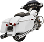 BASSANI XHAUST DNT Straight Can Mufflers for FL - Chrome 1F72DNT6