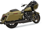 BASSANI XHAUST DNT® Megaphone Slip-On Mufflers - Black/Black - FL 1F572DNT5B