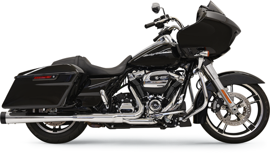 BASSANI XHAUST DNT® Megaphone Slip-On Mufflers - Chrome/Chrome - FL 1F572DNT6