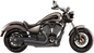BASSANI XHAUST Pro-Street Exhaust - Black - Turnout 6V23DB