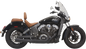 BASSANI XHAUST 2:1 Exhaust - Black - Short - Scout 8S12JB