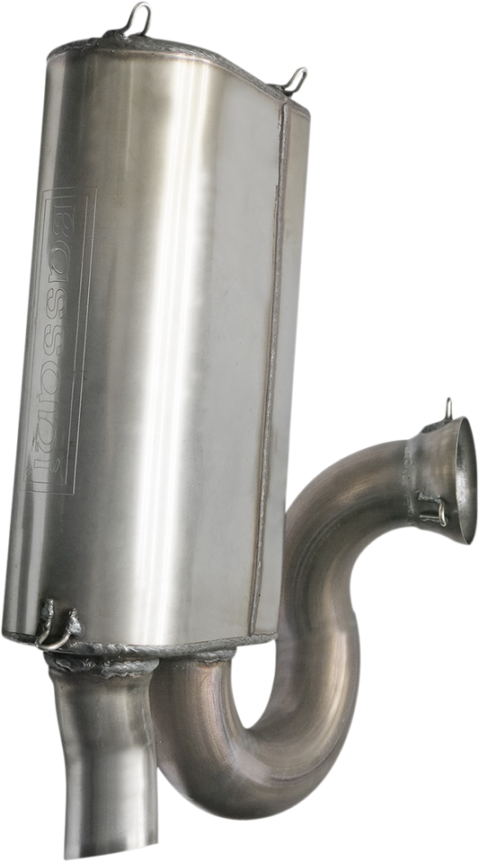 BASSANI XHAUST Performance Slip-On Muffler - Stainless Steel - Slingshot 6S17