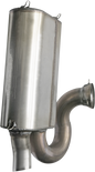 BASSANI XHAUST Performance Slip-On Muffler - Stainless Steel - Slingshot 6S17