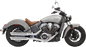 BASSANI XHAUST Slip-On Mufflers - 3" - Billet End Cap - Chrome 8S27SC