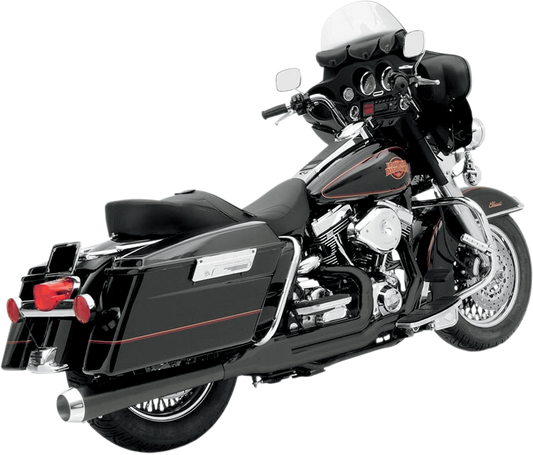 BASSANI XHAUST Heat Shield Set - Black HS-FLH-637CLB