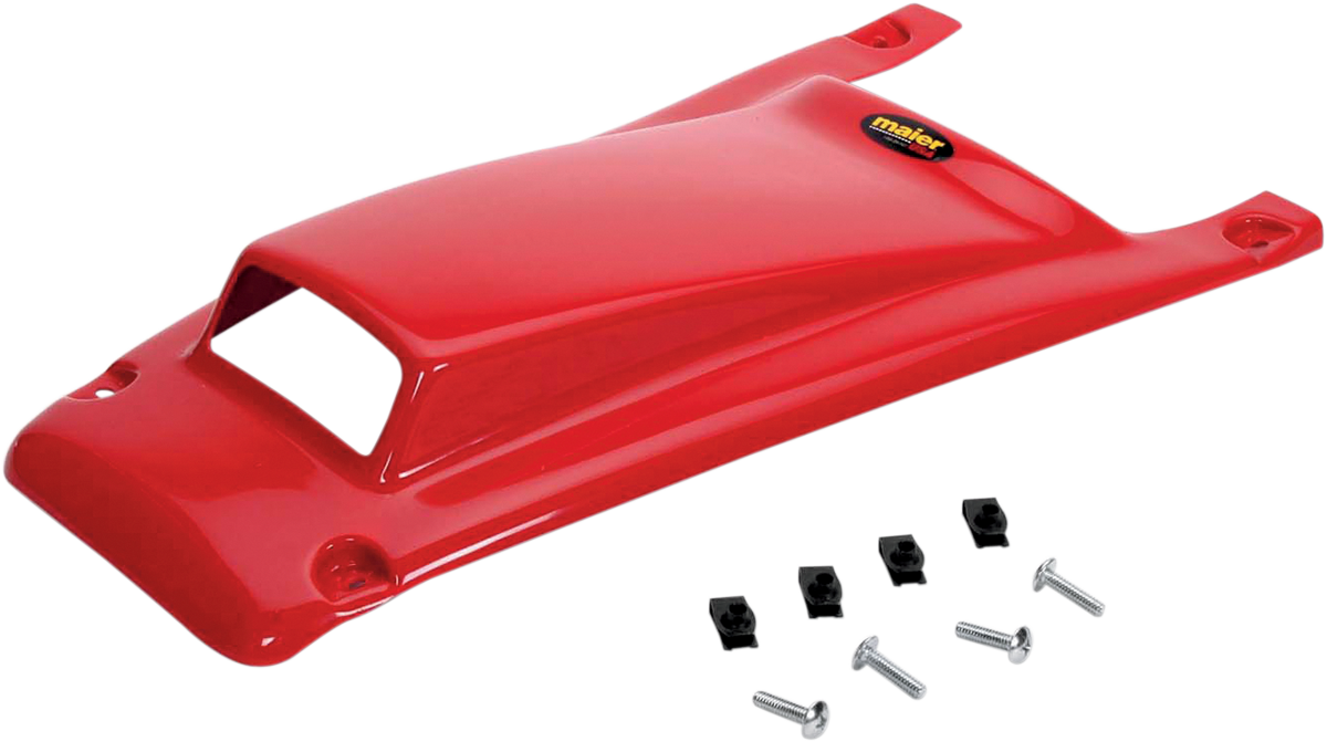MAIER Hood - Scooped - Red - Number Plate - Honda - TRX '86-'87 509682