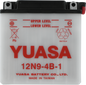 YUASA Yumicron CX Lead/Calcium Battery YUAM2290B - Enhanced Cranking Power and Low Maintenance
