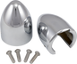 BARON Fork Bullets/Axle Nut Covers - Chrome BA-7800U
