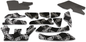 KLOCK WERKS Sound Control - Fairing Kit - Indian Chieftain/Roadmaster KWS-04-0557