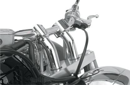 BARON Kickback Handlebar Risers - 1 inch BA-7410U for Comfortable Motorcycle Riding
