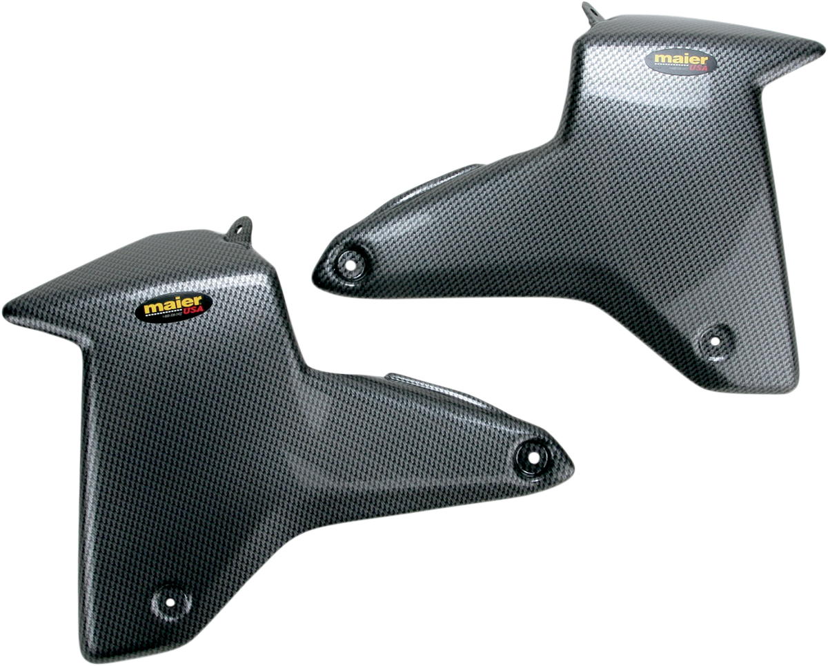 MAIER Air Scoops - Black Carbon Fiber - Suzuki - QuadRacer '06-'09 17805-30