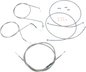 BARON Stainless Handlebar Cable/Line Kit - 18"-20" - XVS1300 BA-801300KT-18