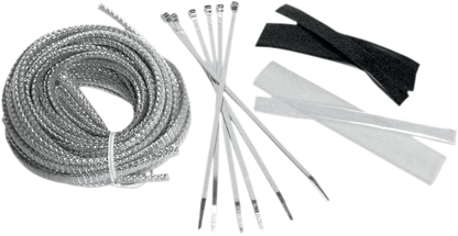 BARON Cable, Hose, and Wire Dress-Up Kit - Chrome BA-8200M