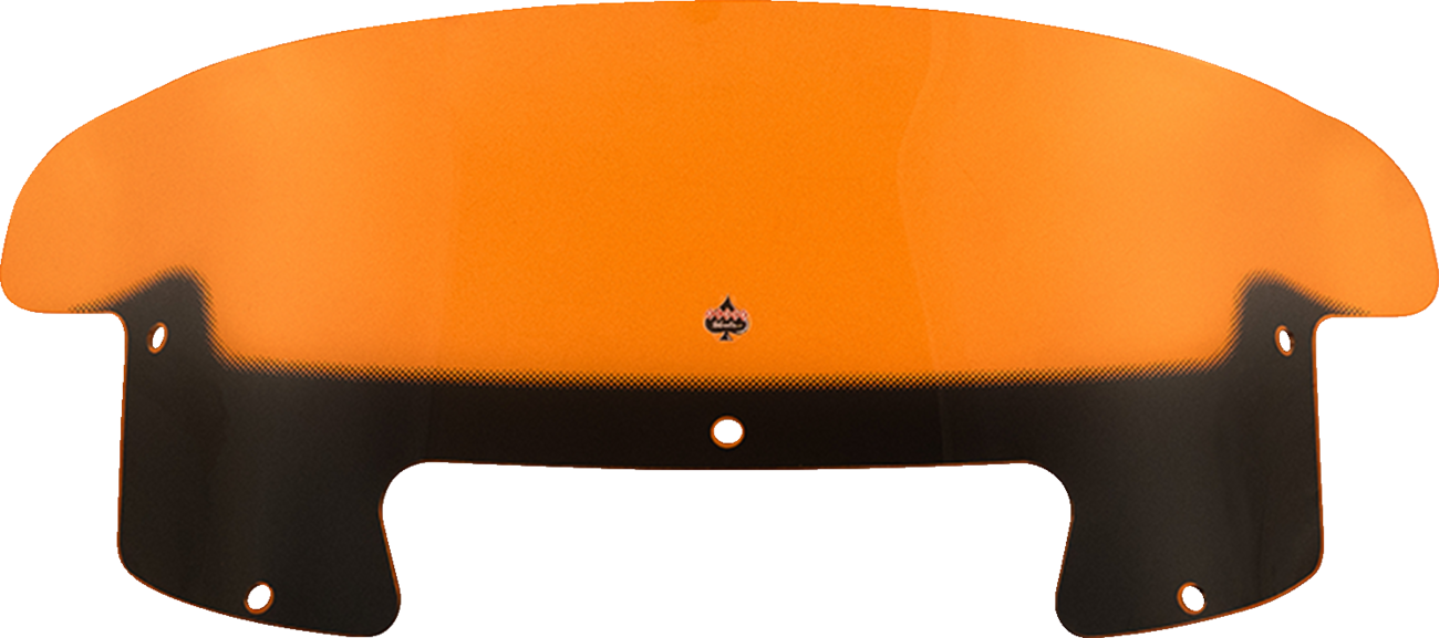 KLOCK WERKS Kolor Flare™ Windshield - 8" - Orange - Indian KWW-04-0628