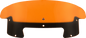 KLOCK WERKS Kolor Flare™ Windshield - 8" - Orange - Indian KWW-04-0628