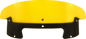 KLOCK WERKS Kolor Flare™ Windshield - 8" - Yellow - Indian KWW-04-0629