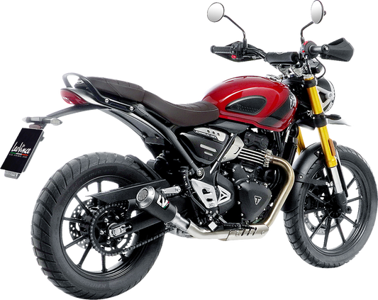 LEOVINCE LV-10 Slip-On Muffler - Carbon Fiber - Scrambler/Speed 400 15268CU