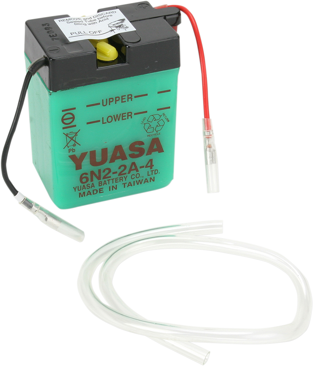 YUASA Y6N2-2A-4 Yumicron CX Lead/Calcium Battery – Reliable Cranking Power