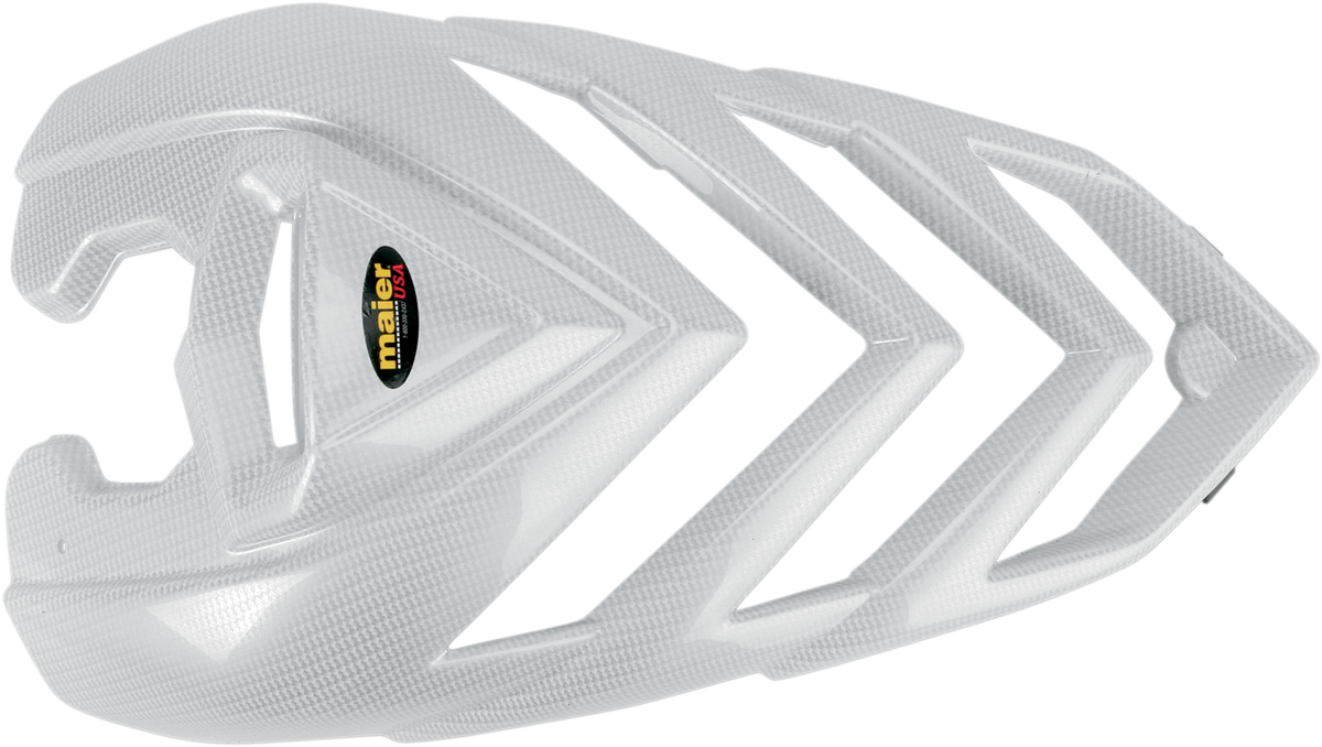 MAIER Hood - Vented - White/Carbon Fiber - Yamaha - Raptor '06-'08 19006-31