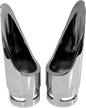 BARON Family Jewel Exhaust Tip - Chrome - Scalloped BA-1100-01