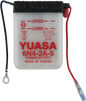 YUASA Y6N4-2A-5 Yumicron CX Lead/Calcium Battery for Enhanced Cranking Power