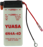 YUASA Y6N4A-4D Yumicron CX Lead/Calcium Battery for Enhanced Cranking Power