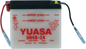 YUASA Y6N4B-2A Yumicron CX Lead/Calcium Battery for Enhanced Cranking Power