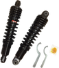 DRAG SPECIALTIES SHOCKS Premium Ride-Height Adjustable Shocks - 13" - Heavy Duty - Black C16-0154HB