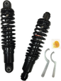DRAG SPECIALTIES SHOCKS Premium Ride-Height Adjustable Shocks - 12" - Heavy Duty - Black C16-0156HB