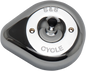 S&S CYCLE Air Cleaner Cover - Teardrop - Chrome 170-0530
