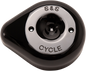 S&S CYCLE Air Cleaner Cover - Teardrop - Black 170-0531