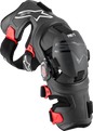 ALPINESTARS RK-7 Plasma Knee Braces - Black/Red - XL 6500825-13-XL