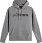 ALPINESTARS Blaze V3 Pullover Hoodie - Heather Gray/Black - Large 1244-52030-1126-L