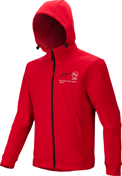 ALPINESTARS Racer MX Fleece Hoodie - Bright Red - XL 3800125-3010-XL