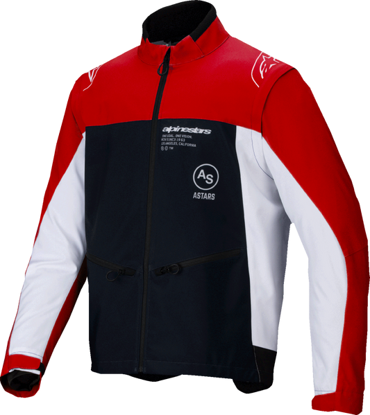 ALPINESTARS Lite-Dura Softshell Jacket - Black/Red/White - Medium 3700225-1342-M