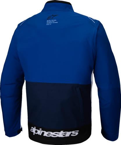 ALPINESTARS Lite-Dura Softshell Jacket - Navy/Blue/White - Small 3700225-7174-S