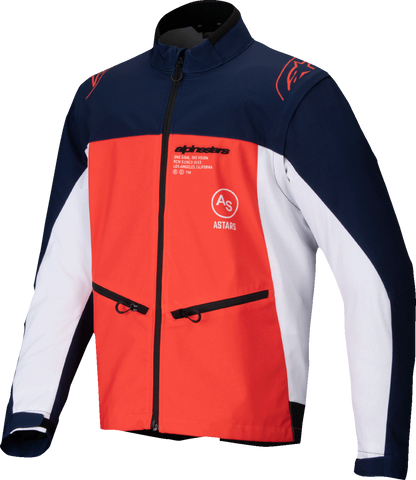 ALPINESTARS Lite-Dura Softshell Jacket - Navy/Orange/White - 2XL 3700225-7162-2X
