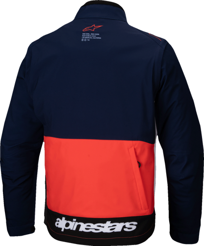 ALPINESTARS Lite-Dura Softshell Jacket - Navy/Orange/White - XL 3700225-7162-XL