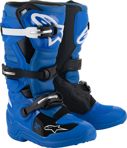 ALPINESTARS Youth Tech 7S Boots - Blue/Black/White - US 8 / EU 42 2015017-712-8