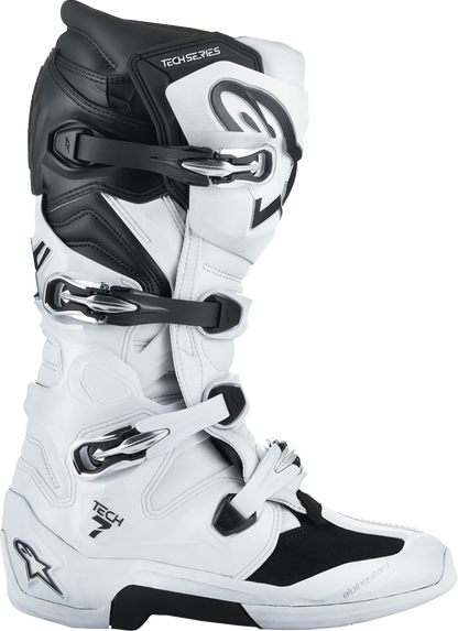 ALPINESTARS Tech 7 Boots - White/Black - US 7 / EU 40.5 2012025-21-7