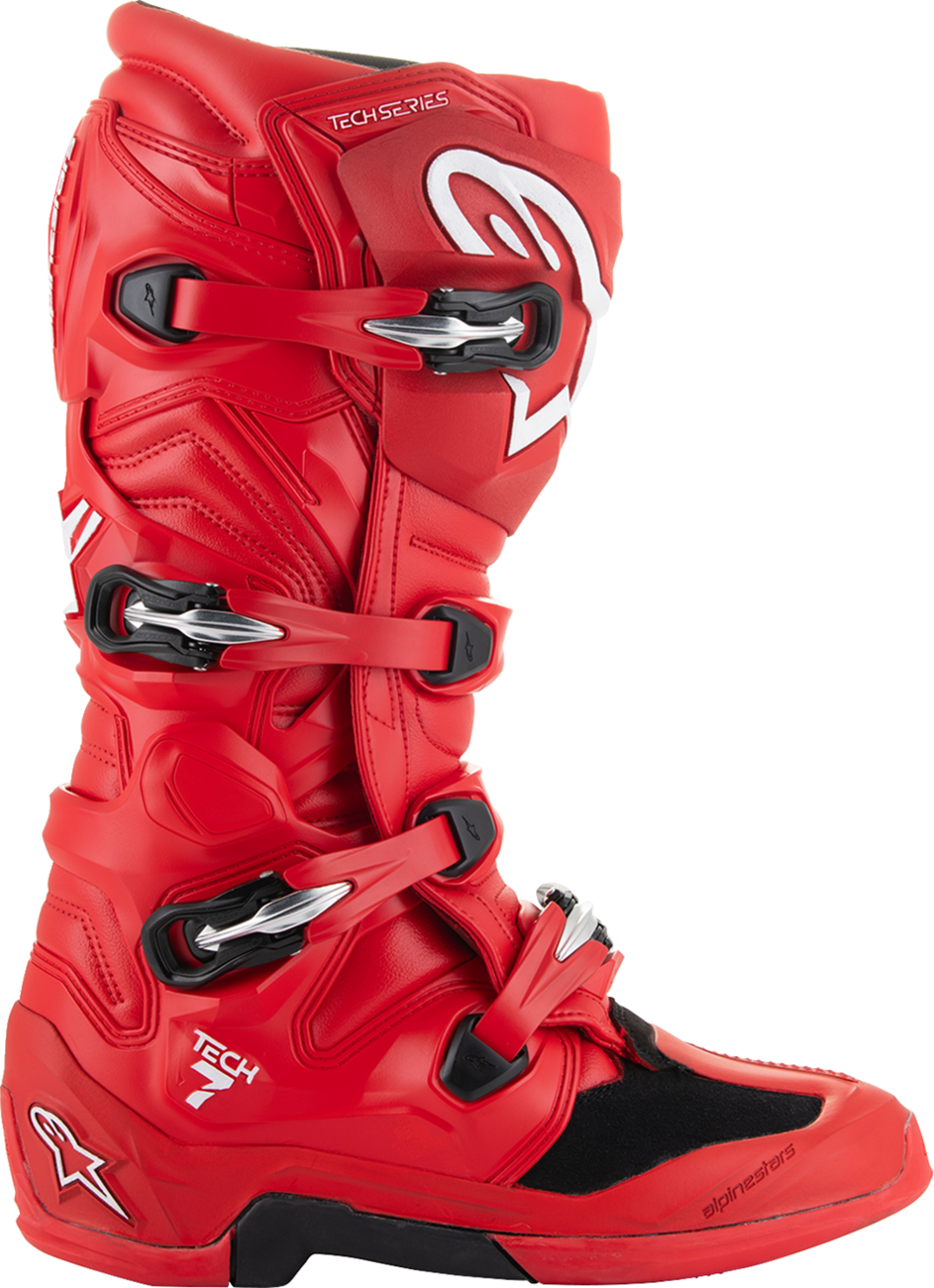 ALPINESTARS Tech 7 Boots - Bright Red - US 7 / EU 40.5 2012025-3010-7
