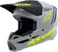 ALPINESTARS Youth SM3 Helmet - Radium - Matte Gray/Black/Yellow Fluo - Small 8301825-9510-YS