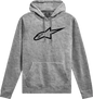 ALPINESTARS Ageless V3 Pullover Hoodie - Heather Gray/Black - Medium 1244-52000-1126-M