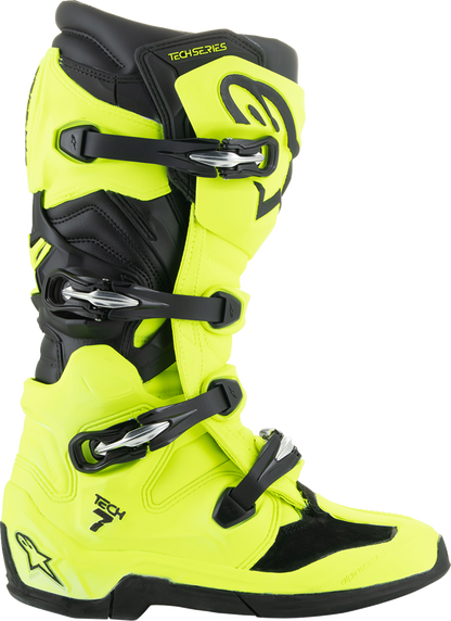 ALPINESTARS Tech 7 Boots - Fluorescent Yellow/Black - US 13 / EU 48 2012025-551-13
